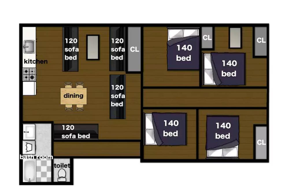 大阪Sakuragawa House公寓 外观 照片